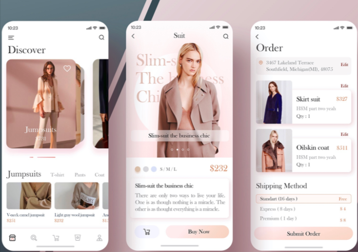 Trendy Women Shopping App Design | Android Shopping Store App